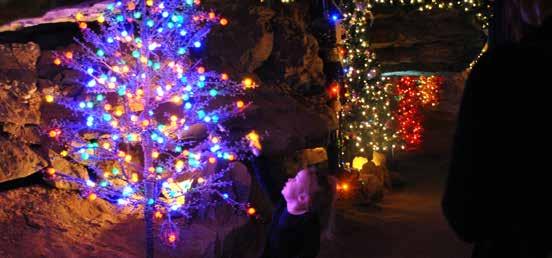 Christmas Underground at Ruby Falls Holiday Lights at the Chattanooga Zoo Ruby Falls Christmas Underground offers a magical holiday adventure for the whole family.