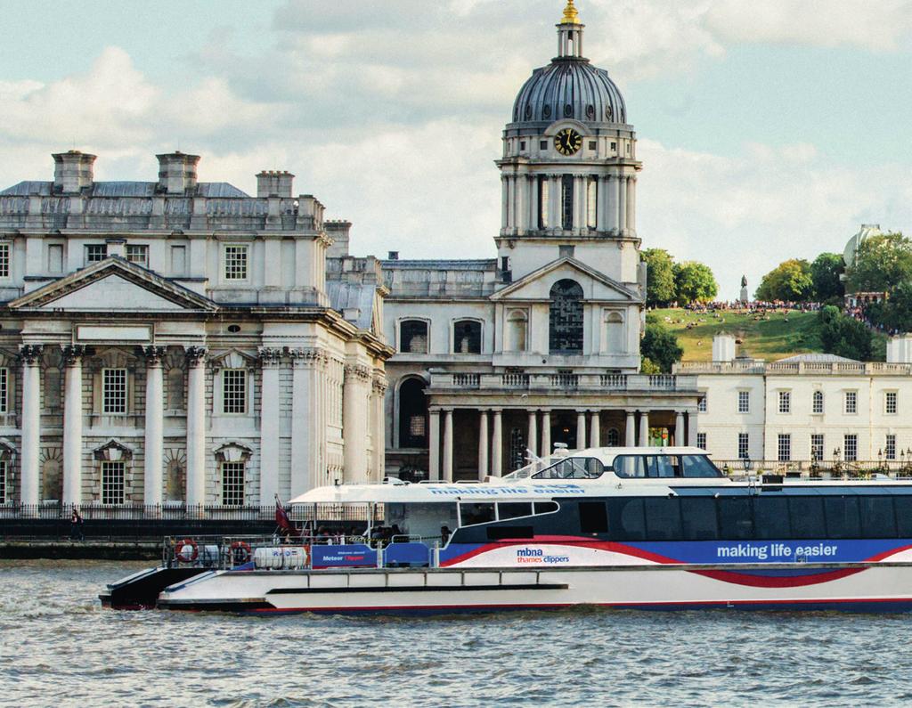 We look forward to welcoming you on board MBNA Thames Clippers are the fastest and most frequent fleet on the river, with services running every 20 minutes to key central London