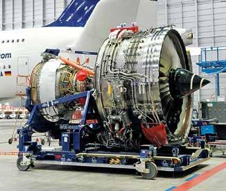 the world s most advanced and bestequipped engine shops worldwide. Furthermore, the engine shop at Frankfurt also has commenced the comprehensive servicing of the A380 s Trent 900 engine.
