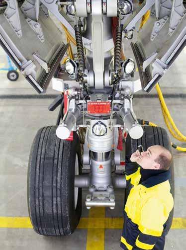 Ground support and equipment Ground support specialist Lufthansa LEOS has inaugurated the newest tow tractor, capable of towing the A380, and has developed the rear dock for the A380