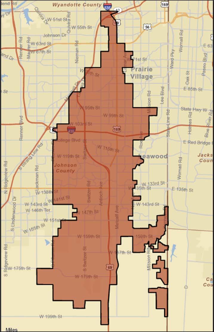 Map A City of Overland Park Boundaries PARKS AND RECREATION COMPREHENSIVE PARK SYSTEM