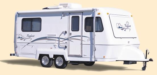 CONSTRUCTION 2500 Series Travel Trailers Exterior Light weight two piece full fiberglass exterior 1 1 2 high density EPS (polystyrene) insulation in floor, walls, and ceiling (R=8) Exclusive