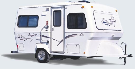 CONSTRUCTION 1500 Series Travel Trailers Exterior Light weight two piece full fiberglass exterior 1 high density EPS (polystyrene) insulation in floor, walls, and ceiling (R=6) Safety glass radius