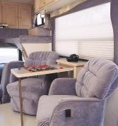3000 Series Motorhome CONSTRUCTION Exterior One piece fiberglass Fibercore bonded sidewalls with 1 1 2 polyurethane insulation (R=12) One piece Fibercore bonded ceiling with 1 1 2 polyurethane