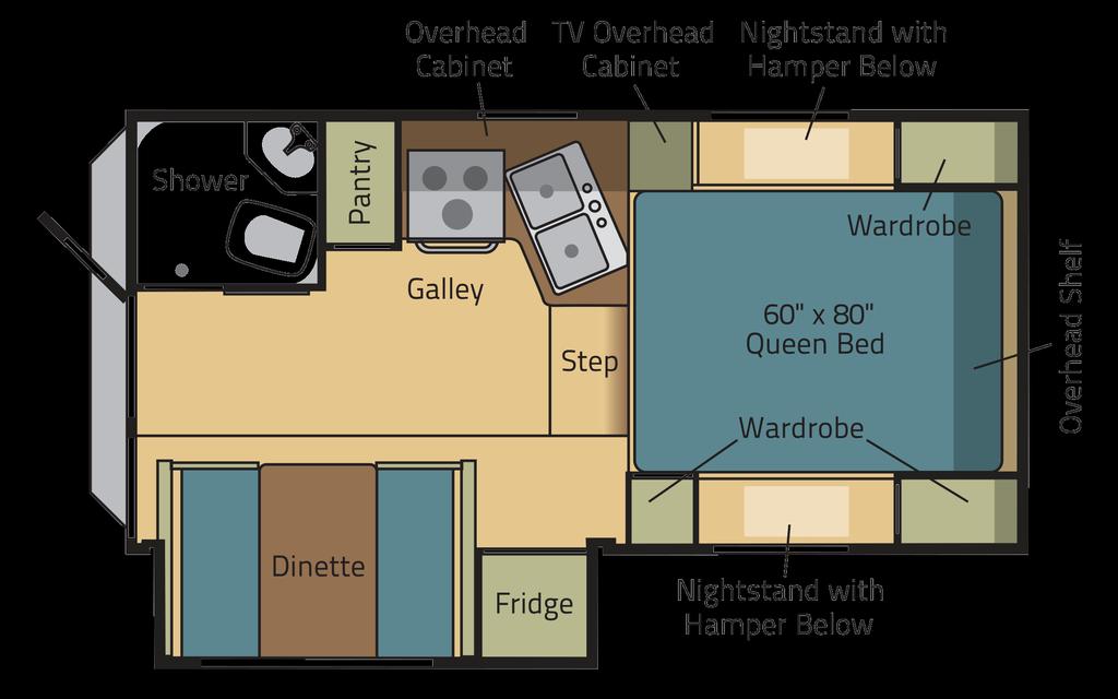 Specifications Sleeping Floor Length 4 8 11 Exterior Width 9
