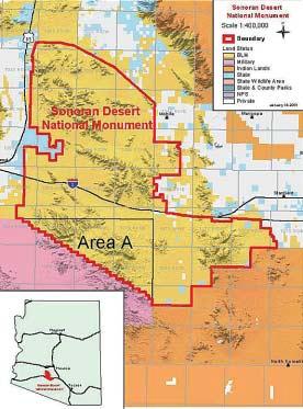 Even before new preserves were created or proposed, national, state, and county parks protected large swaths of the Sonoran Desert and adjacent lands in Arizona.