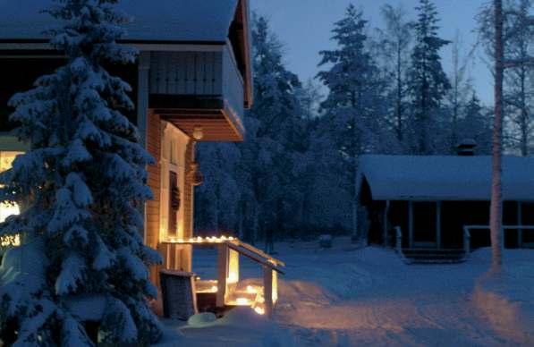 Visit Santa with Canterbury Travel The magical resort of Luosto Log Cabins Staying in a cosy traditional log cabin is a great way to experience
