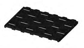 305 Sows / Farrowing Crate PLASTIC SLAT FOR SOWS 50% OPENING 600 X 400 92.