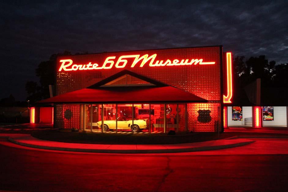 8. Oklahoma. The Oklahoma Route 66 Museum, Clinton.