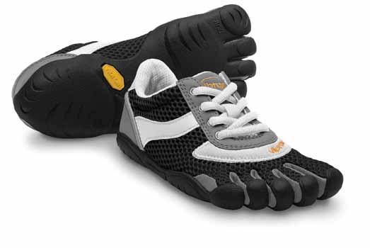 FIVEFINGERS KSO EVO Youth FIVEFINGERS Speed Youth YOUTH Girls Sizes 33-37, Boys Sizes 33-42 Serrated blade lug design Sizes 33-42 Vibram TC-1 rubber compound Razor-siped sole for flexibility and slip