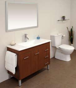 handles - Optional Towel Rail + Aluminium mirror 720 x 900mm 436 510 535 Nova Top -