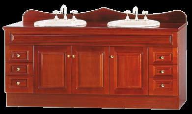 Timber Range 520 Series Caesarstone Top (Ivory) with Onda vessel - Premier 8 (1200mm) Blackwood cabinet - Glazed doors - plinth -