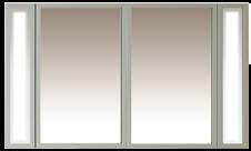 Cabinet Available Sizes: 720 x 750mm (left or right) 720 x 900mm 720 x 1200mm Mirror (N/A Aluminium) Available Sizes: