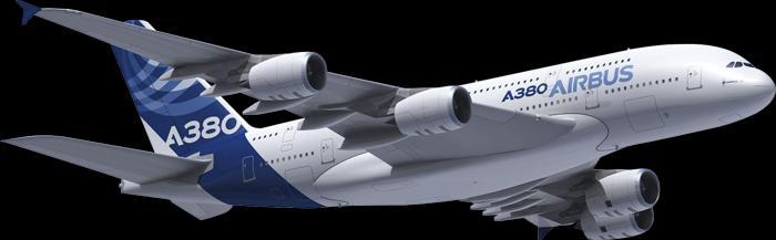 Innovation Glare in A380 fuselage panels GLAss REinforced aluminum a sandwich material constructed from alternating layers of aluminum and glass fiber with bondfilm Weight reduction: 15 to 30%