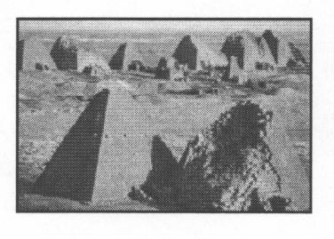 E, the Assyrians defeated the Kushites and ended their control of Egypt. Slide 3.3D In this slide we see Kushite pyramids at Meroe in Sudan.