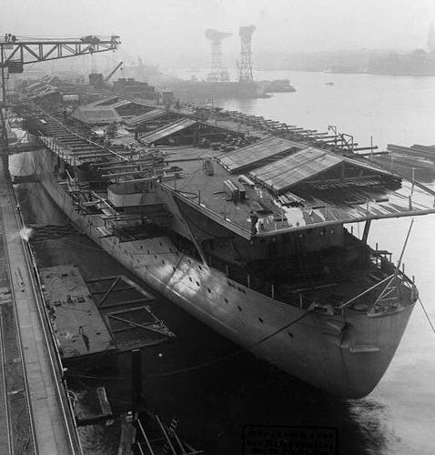 But the outbreak of World War II on September 1, 1939, caused work on the GRAF ZEPPELIN to slow, then stop almost completely as resources and materials were diverted to U-Boat construction.