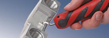 Deburring has never been so easy! Works with E blades, just Click n Go!