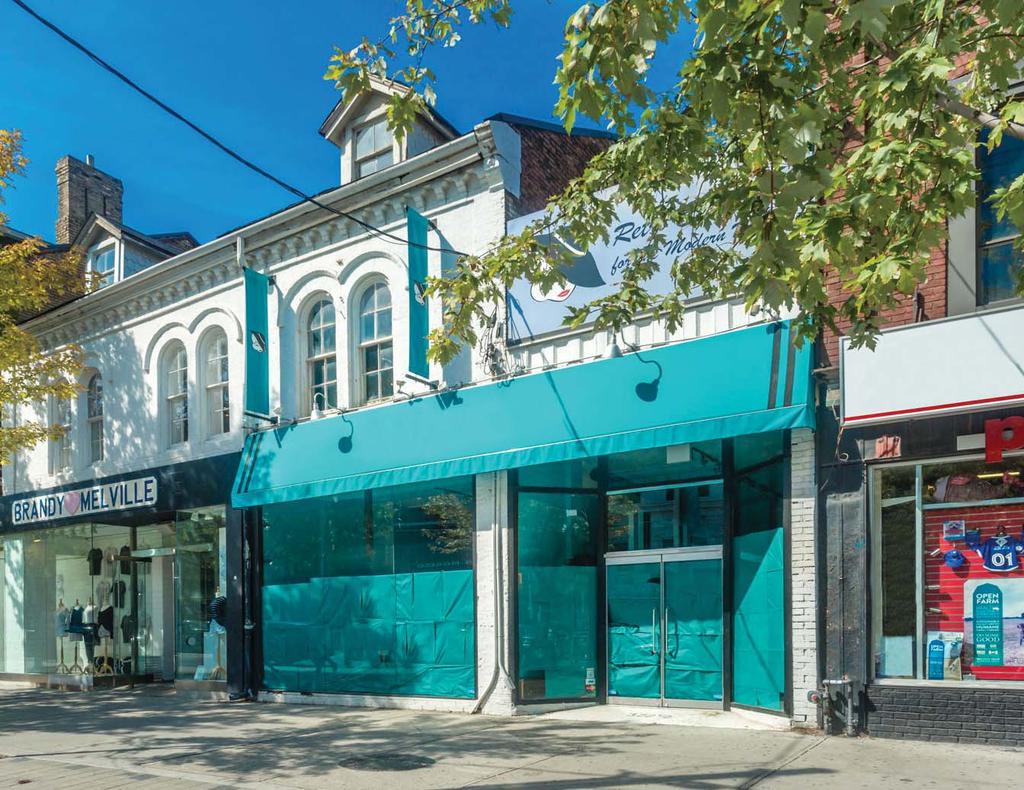 Iconic Retail for Lease Three Hundred and Twenty-Two Queen Street West CBRE Limited, Real