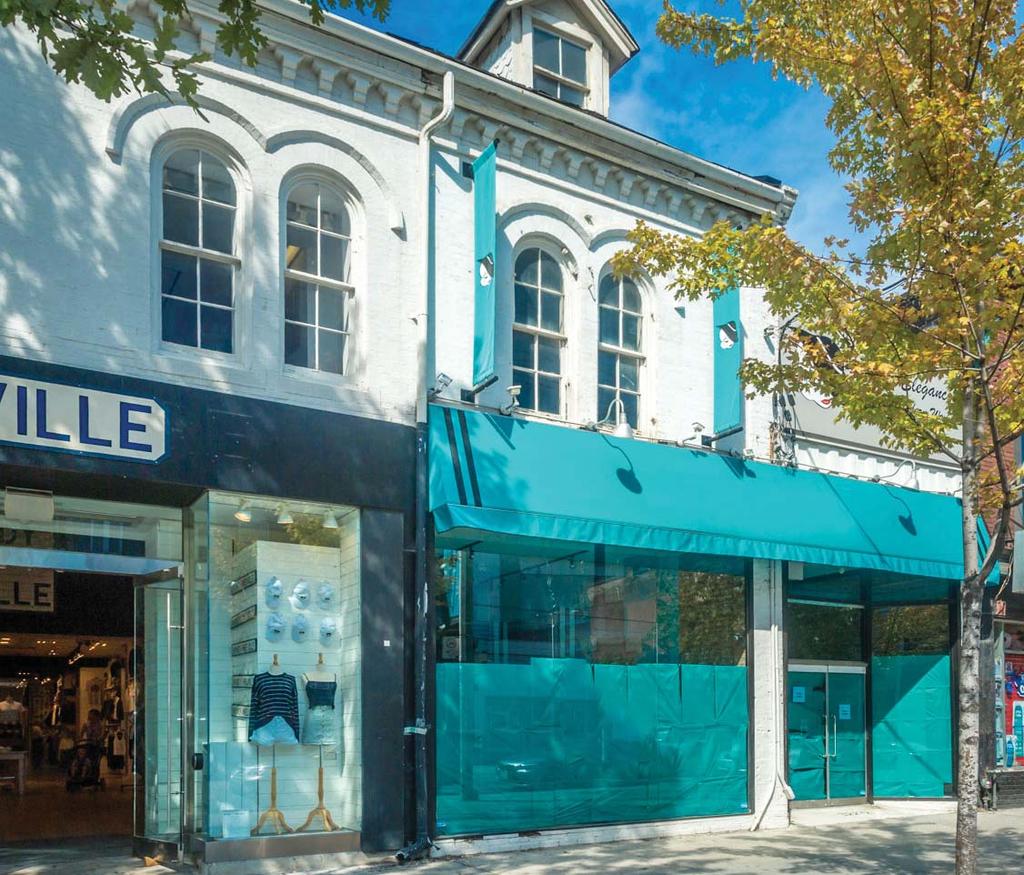 322 QUEEN ST WEST HIGHLIGHTS One of Canada s most prominent retail strips with exceptionally high levels of 24/7 traffic The building anchors the most desirable retail section on a wide section of