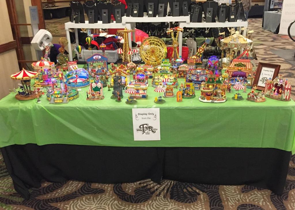 Miniature Carnival Rides display. Greg Thomas and Billy Pickett 1 pm - 1:45 pm Information Sessions Topics 1. New Attendees, Updates and Info for 1st time members. Jones Room.
