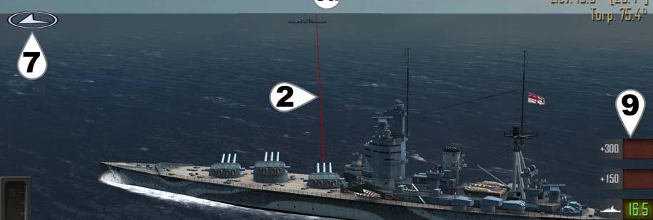 1.1.3 Gunnery Gunnery in Atlantic Fleet is fully controlled by the player using information provided by the crew of the active ship.