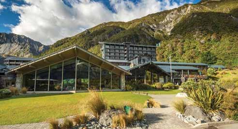 Deluxe The Hermitage Hotel, Mount Cook HHHHI From price based on 1 night in a Standard Mt Cook View Room, valid 1 May 31 Oct 17. From $ 89 * Terrace Road, Mount Cook Village MAP PAGE 103 REF.