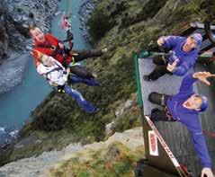 Bungy jump T-shirt Certificate Return transfers from the Station Building Operator: AJ Hackett Departs: Daily from Station Building at 9:20am, 10:40am, 12 noon,1:20pm, 2:40pm Duration: 2 hours 30