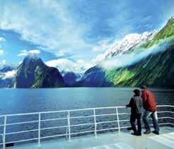 Purpose-built vessels for your viewing pleasure Picnic Lunch Return transfers from Queenstown (with transfer option) Operator: Real Journeys Departs: Daily from Milford Sound Visitor Terminal at