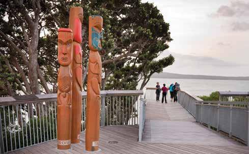 Visit Auckland City and the stunning Waitakere Ranges with its subtropical rainforest, black sand beaches and magnificent Kauri trees.