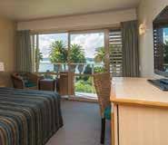 4 A waterfront location nestled in 60 acres of subtropical gardens, within the Waitangi National Trust Reserve, this hotel is a harmony of nature and spacious comfort.