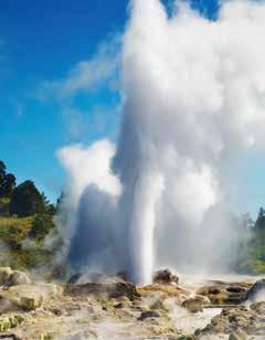 (see pages 66, 71, 106, 110 and 111 for details) 3. Rotorua See hissing geysers, steaming lakes and boiling mud pools at Rotorua.