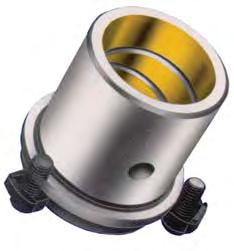 Bushings Inch Wring Fit Style D2 Grease Fittings Ø3/4-1/4-28 NTF, 5/16 hex Ø7/8-1/8-27 NPTF, 7/16 hex L3.75.187 BRONZE PLATED *See page 3 for details.