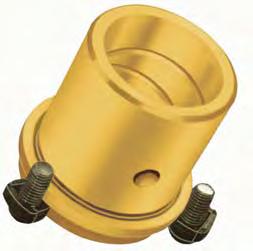 Bushings Inch Wring Fit Style D2 Grease Fittings Ø3/4-1/4-28 NTF, 5/16 hex Ø7/8-1/8-27 NPTF, 7/16 hex L3.75.187 *See page 3 for details.