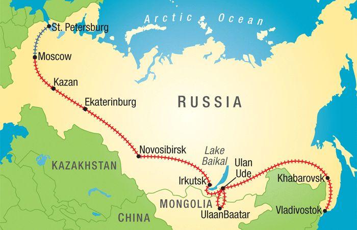 Novosibirsk, Russia and Vladivostok,