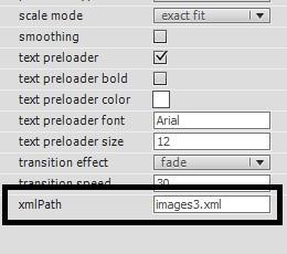 Пример дефинисања путање Применом XML фајла отварамо слике уз