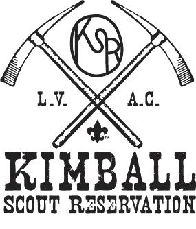 Kimball Scout Reservation has over four miles of roads, eleven miles of hiking trails, twenty-two troop campsites, latrines, washstands, two shower buildings, swimming pool, well and water storage