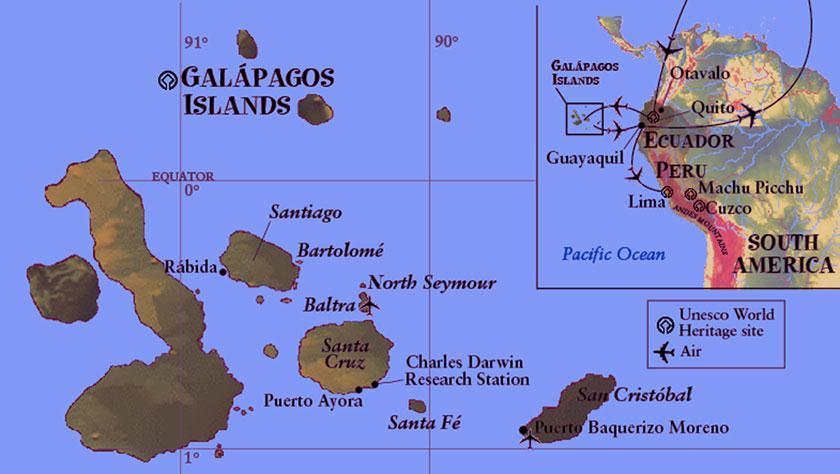 The Galapagos Islands are most famous because many of the plants and animals found there are not found anywhere else in the world.