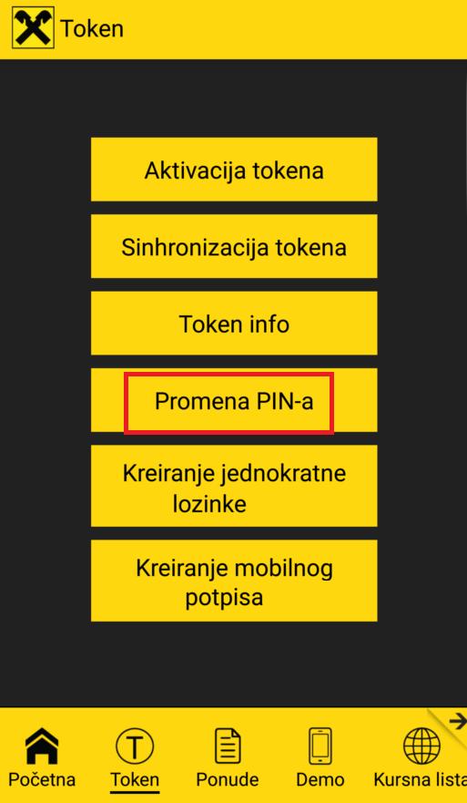 Koristi se za prijavu (logovanje) na aplikaciju Moja mbanka, kao sigurnosni kod za potvrdu plaćanja putem mobilne aplikacije, kao i za kreiranje jednokratne lozinke/mobilnog potpisa za potvrdu