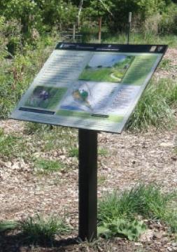 Kiosks serve to welcome visitors and provide them with information that may be essential to their safety and enjoyment on the trail.