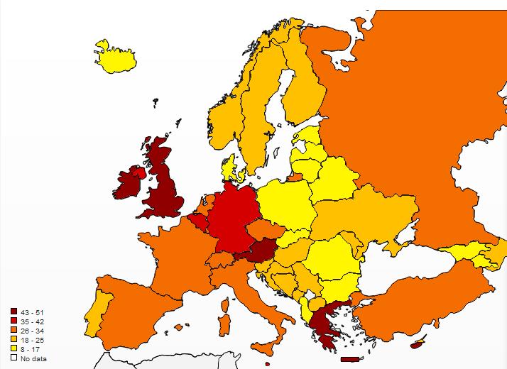 ATLAS OF EUROPEAN VALUES Percentage of people that agree or agree strongly that