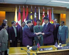 THE ASEAN CHARTER GIVING ASEAN NEW LEGS... the Charter shall serve as a legal and institutional framework, as well as an inspiration for ASEAN in the years ahead.