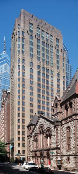 HOTEL PALOMAR The historic 26-story Architects Building in Center City Philadelphia has been converted into the Hotel Palomar, a luxury boutique hotel.