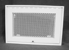 Aluminum Perforated Filter Return Grille (RAFM FIlter) Detail of perforated hole pattern.