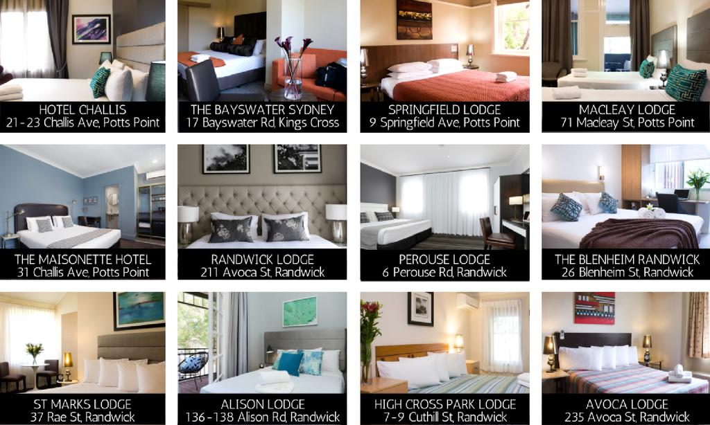 SYDNEY LODGES Who is Sydney Lodges? Sydney Lodges is a collection of comfortable and affordable boutique properties in Sydney, Australia.