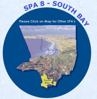 SPA 8: South Bay SPA 8 communities include: Avalon Carson El Segundo Gardena Palos Hawthorne Ranch Hermosa Beach Inglewood Lawndale SPA 8 has high mortality rates for both cardiovascular disease and