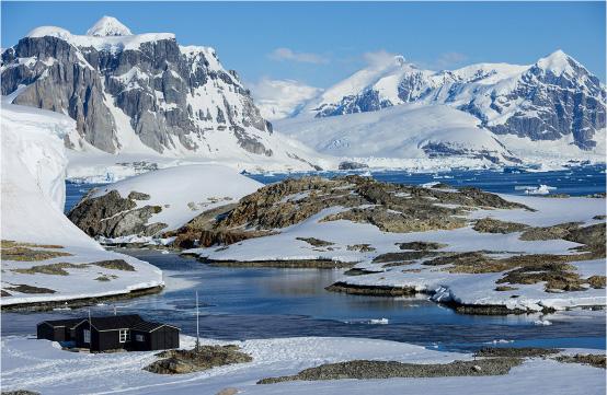 Marguerite Bay is home to several important science bases - Rothera (UK), San Martin (Argentina), Carvajal (Chile) and features rich history.