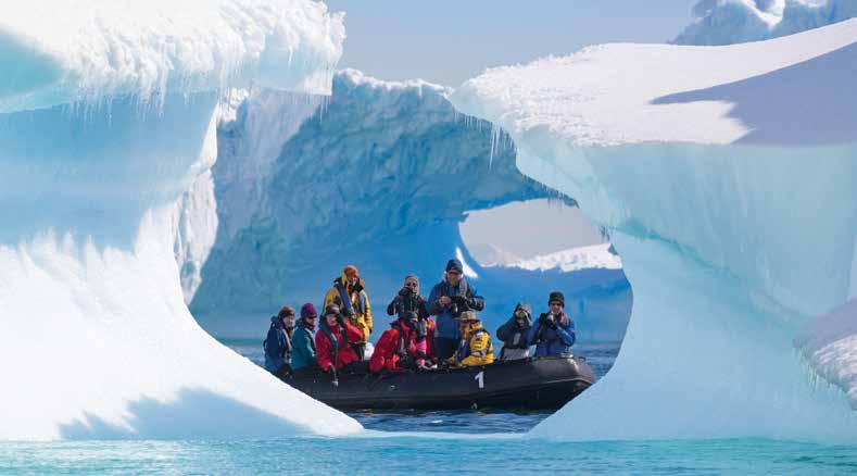 The Polar Circle Air-Cruise spends 6 full days exploring the Peninsula with the goal of sailing far south in an attempt to reach the Polar Circle.
