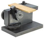 Individual, easy-to-change Adapter attachs to a precision-ground indexing elevator column and clamps the hammer in the right position for correct stoning with the specially ground Series II India