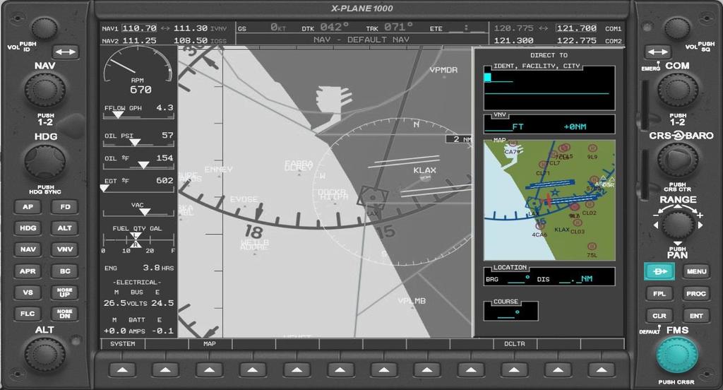 [MFD] Direct-To (a waypoint) At any time during a flight, the pilot may elect to proceed directly to a given waypoint.