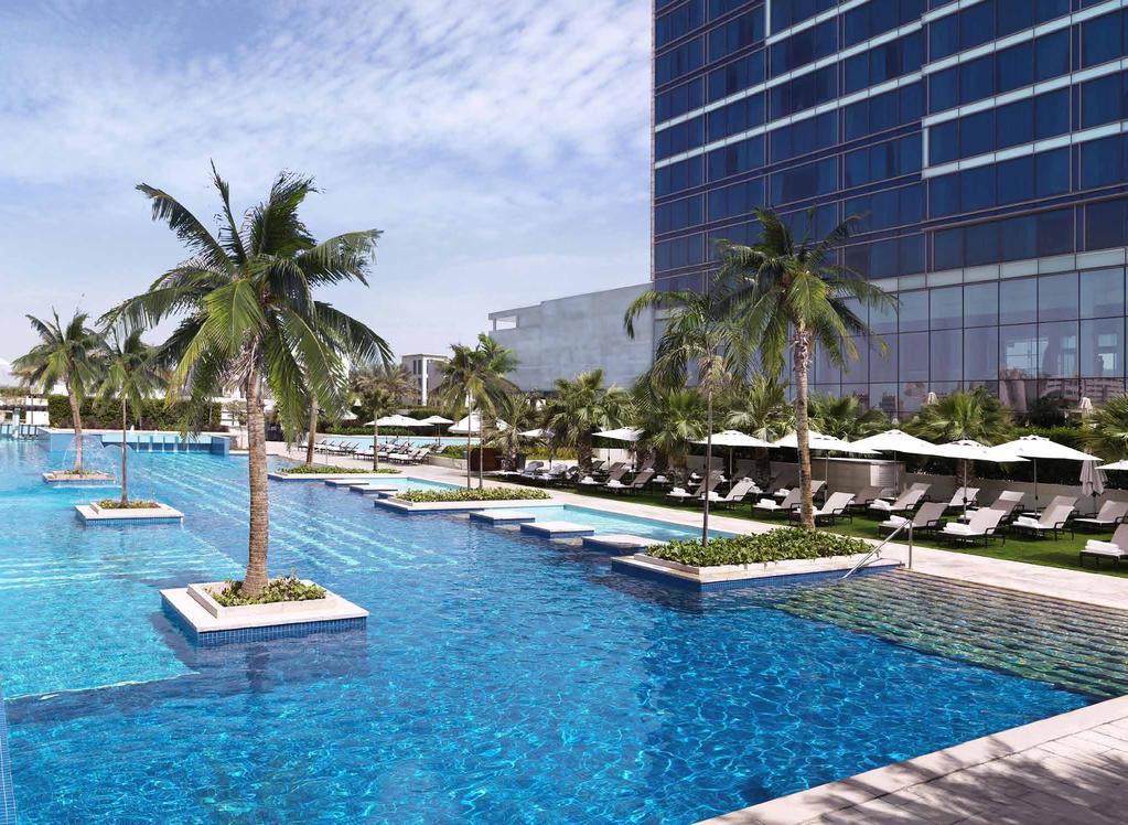 STAY CONNECTED Ideally situated a 45-minute drive away from Dubai, Fairmont Bab Al Bahr allows guests to enjoy the best of both worlds; close proximity to Dubai and Abu Dhabi s attractions such Burj